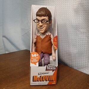 Shelf Talkers Talking Plush McLovin from Superbad Movie‎ 12" Pull String Toy NEW